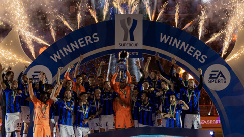 Premiazione Inter Supercoppa