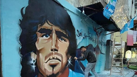 Murales Maradona RaffoArt