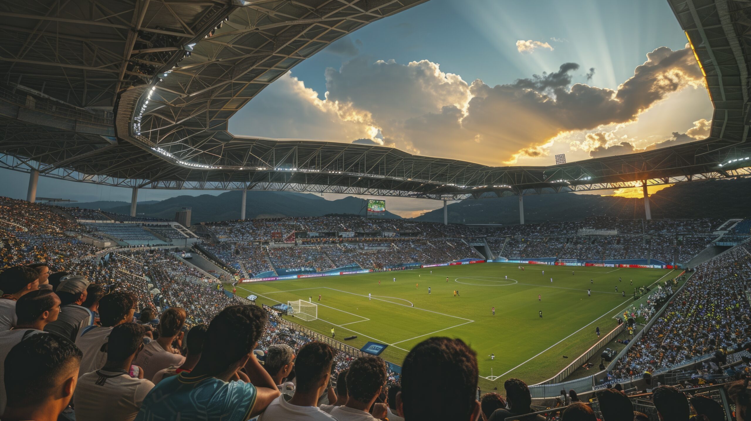 People soccer stadium